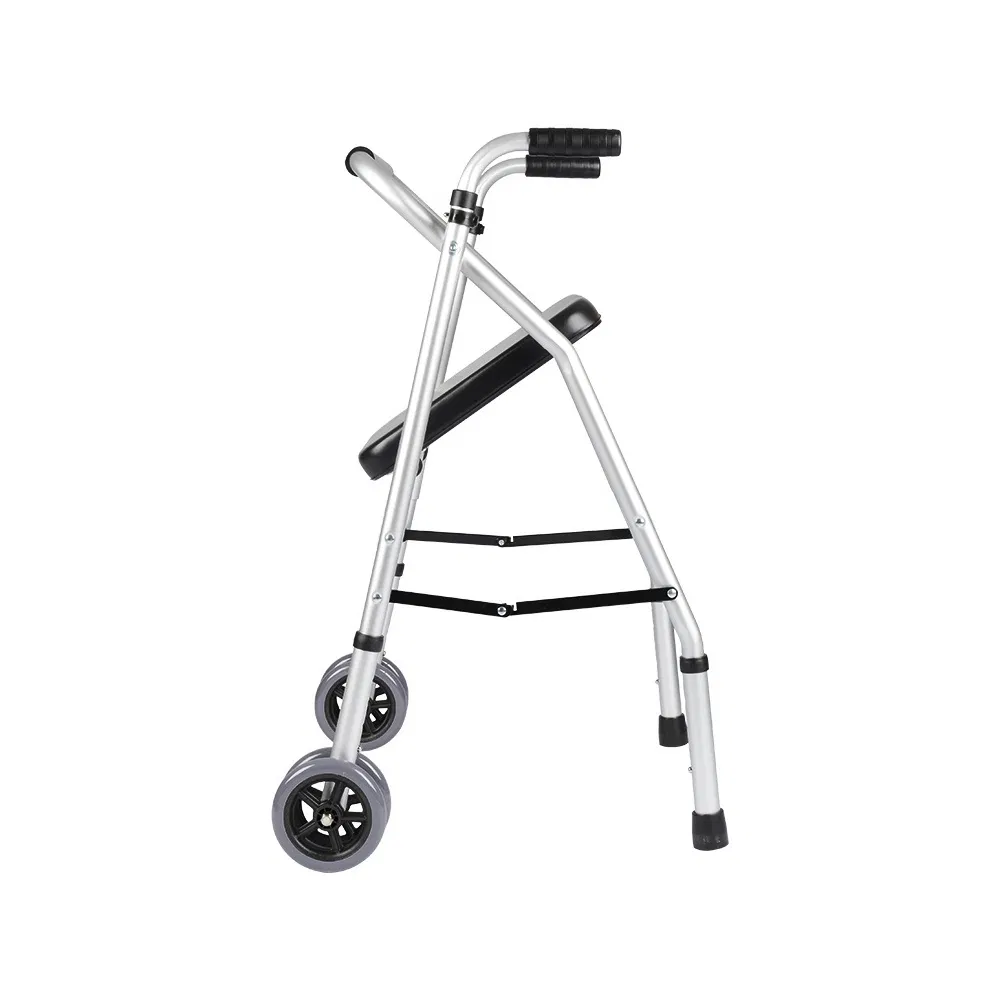 Dl-7011e Height Adjustable Heavy Duty Medical Aid for Disabled Seniors Mobility Walking Aluminum Rollator Walker