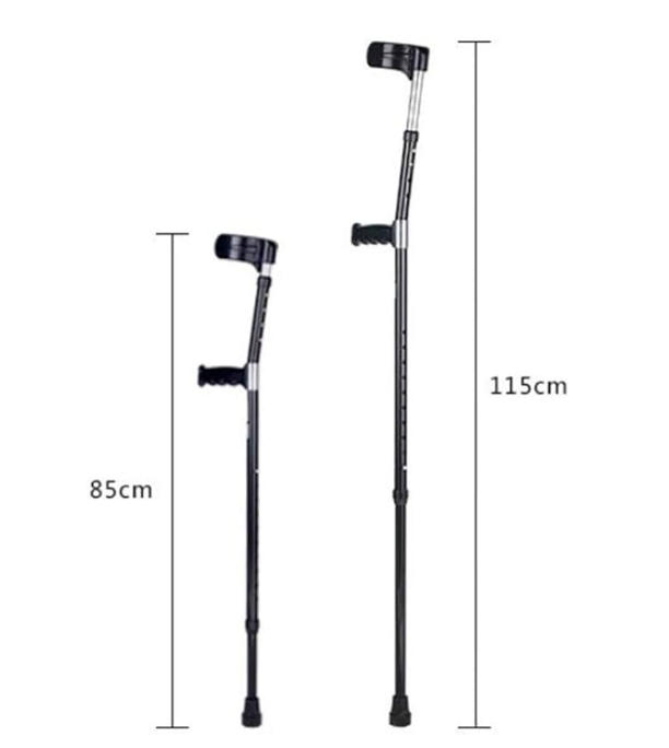 Rehabilitation Forearm Crutches Adjustable Aluminum Arm Crutches