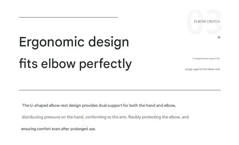 Walking Forearm Axillary Elbow Crutches