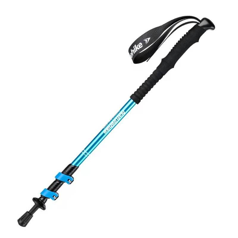 Walking Stick 100mm 120mm 135mm Aluminum Alloy Telescopic Hiking Trekking Pole