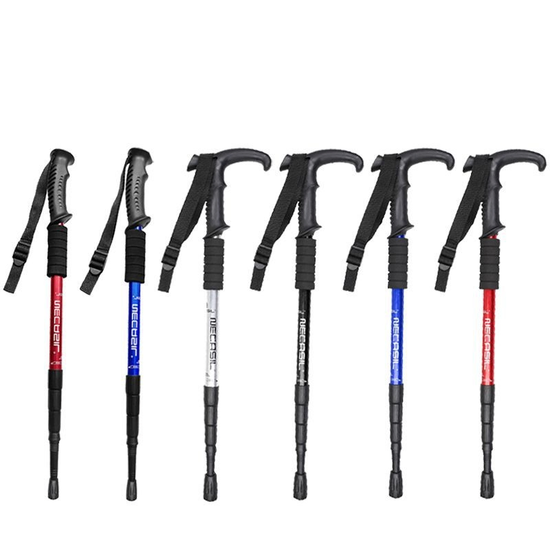 Custom Locking System Carbon Fiber Trekking Poles (ISO 9001)