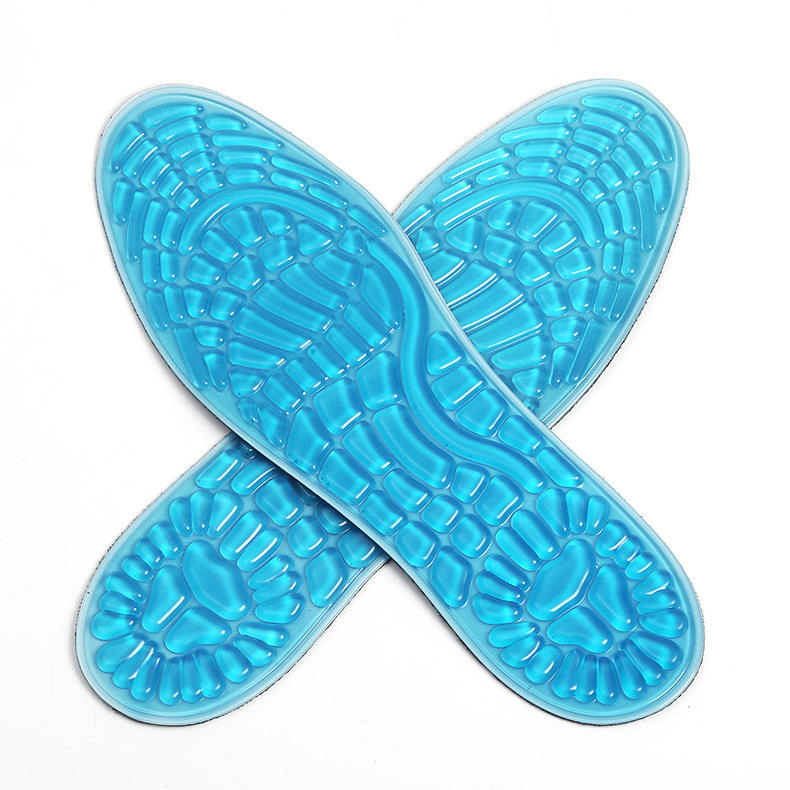 Comfortable Massaging Insole Gel Running Walking Shock Absorption Cushion Sport Insole