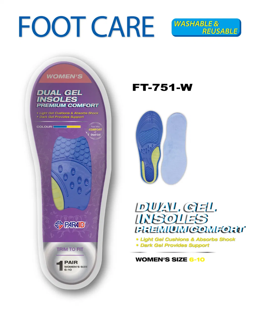 Silicone Insoles Details
