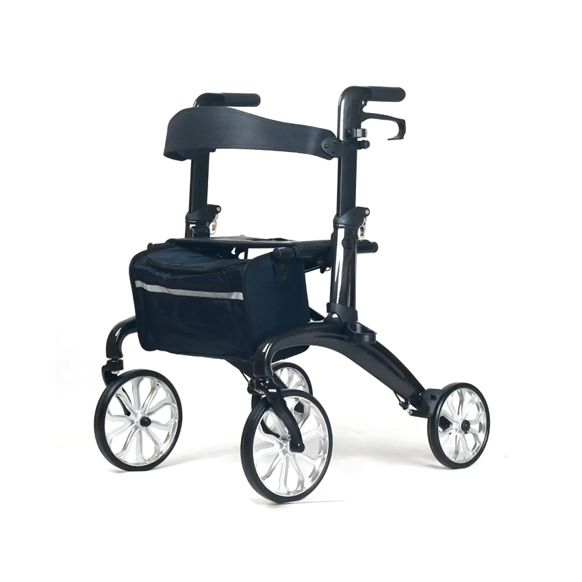 4 Wheel Folding Rollator Walker with Seat for Disability Elderly