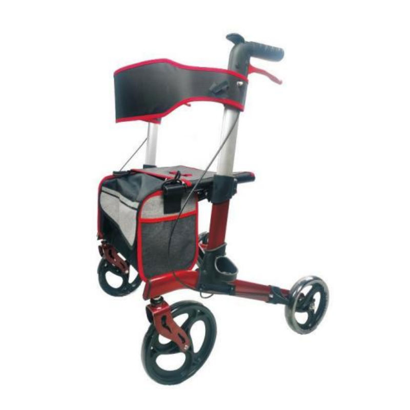 Adjust Handle Height Senior Outdoor Rollator Heavy Duty Walking Aid Cart