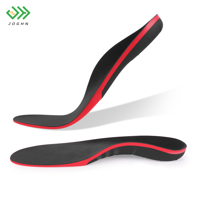 Joghn Orthopedic Foot Pain Relief Flat Foot Arch Support PU Orthotics Insole