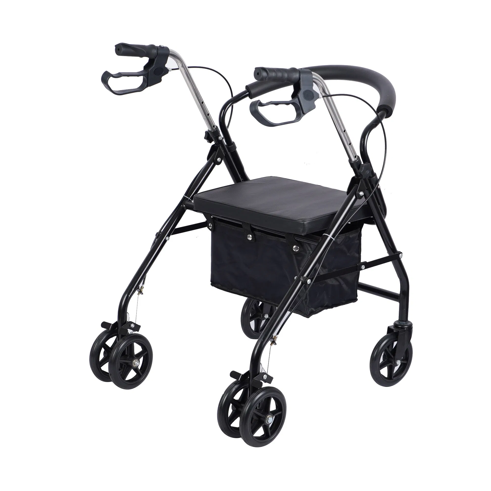 Hot Sale Medical Rehabilitation Folding Mobility Rollator Walker for Adults