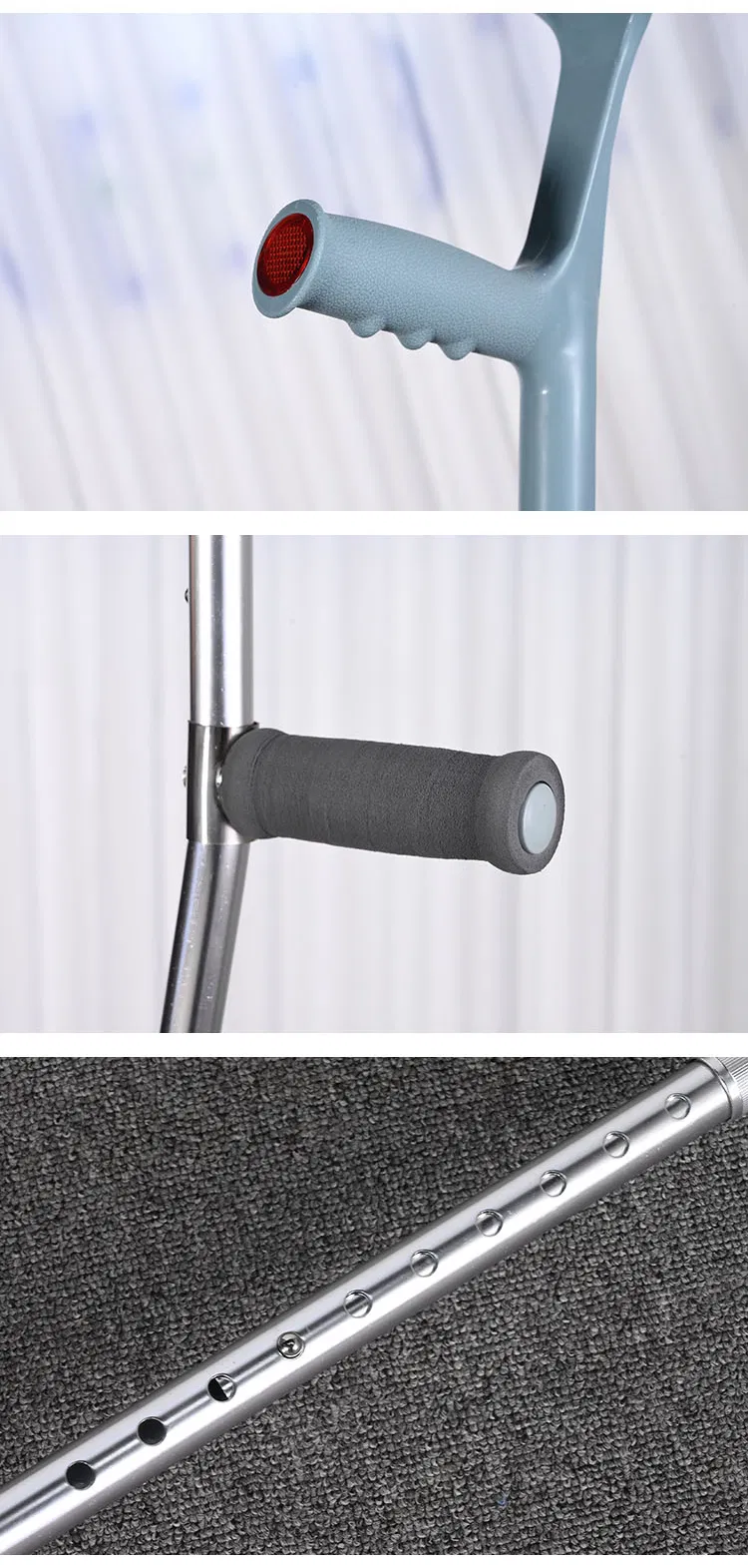 Quality Elbow Crutch Lightweight Aluminum Alloy Walking Stick