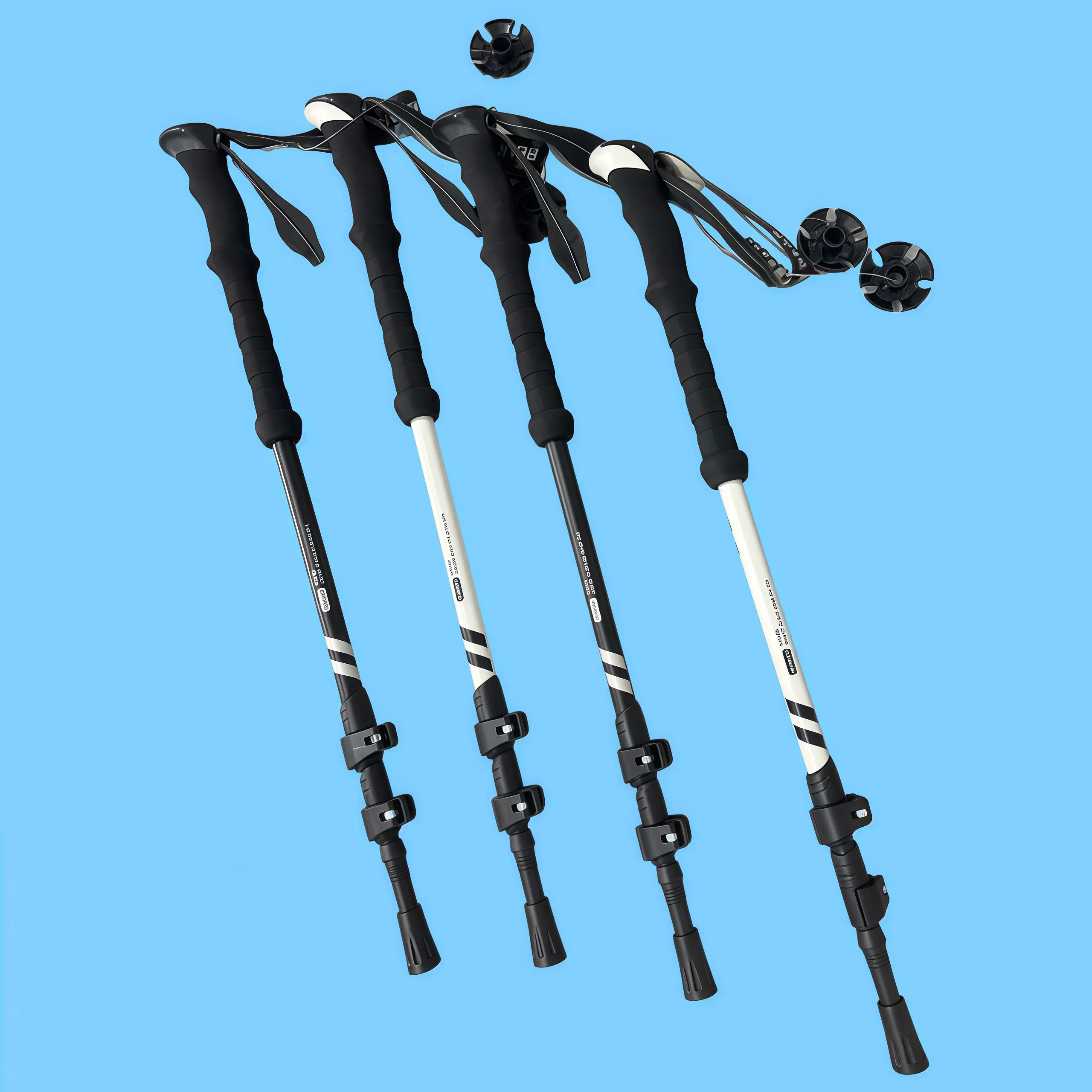 Carbon Fiber Trekking Poles 200g Ultra-Light Telescopic