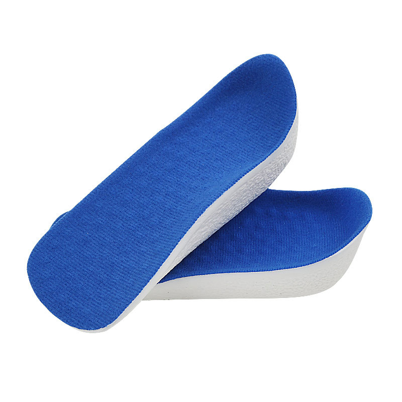 Breathable Comfortable EVA Insoles Invisible Height Increasing Pad Heel Shock Absorption Insoles