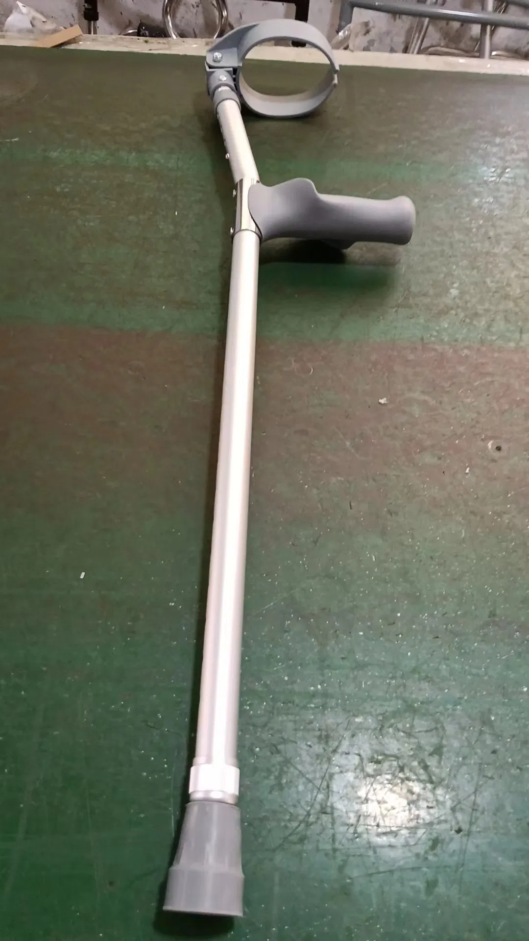 Bronze-Anodized Aluminum Wide-Arc Quad Stability Walking Cane