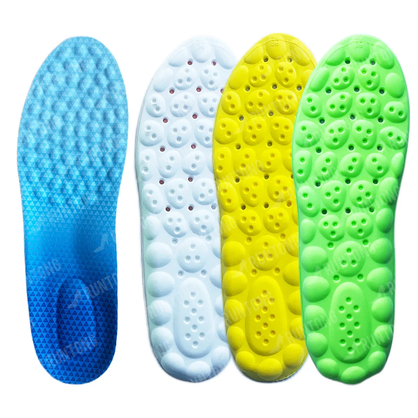 4D Cloud PU Shoe Insert Soft Shock Absorption Comfort Insoles