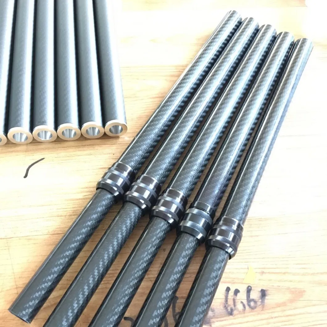 Customized Trekking Poles Extension Carbon Fiber Telescopic Poles