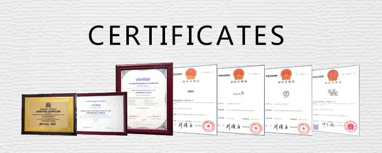 Certificates