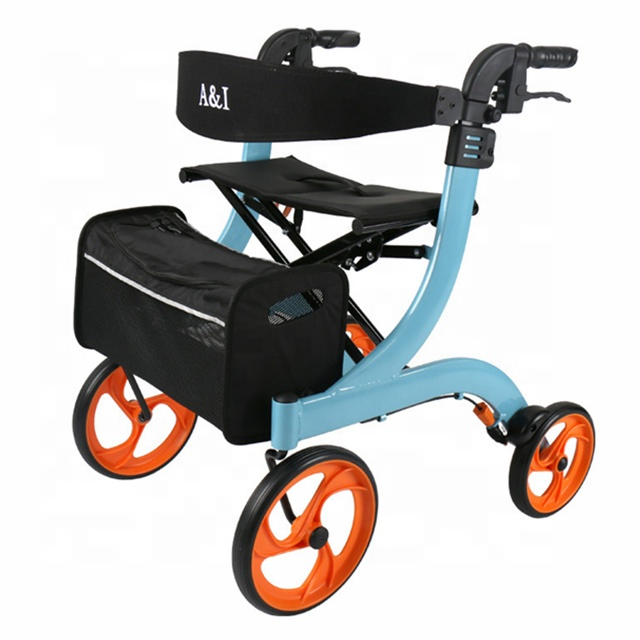 Premium Aluminum Alloy Foldable Walking Aid for Adults, 110 Kg Load