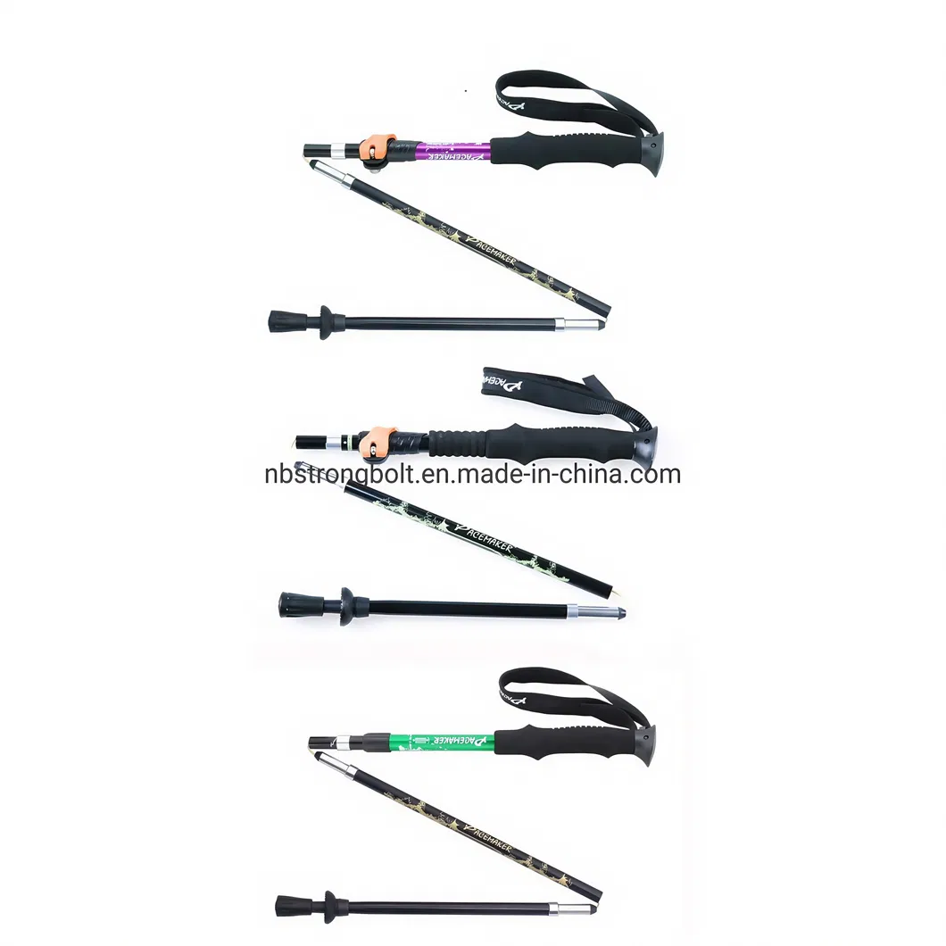 Outdoor Hiking Sticks Folding Trekking Poles