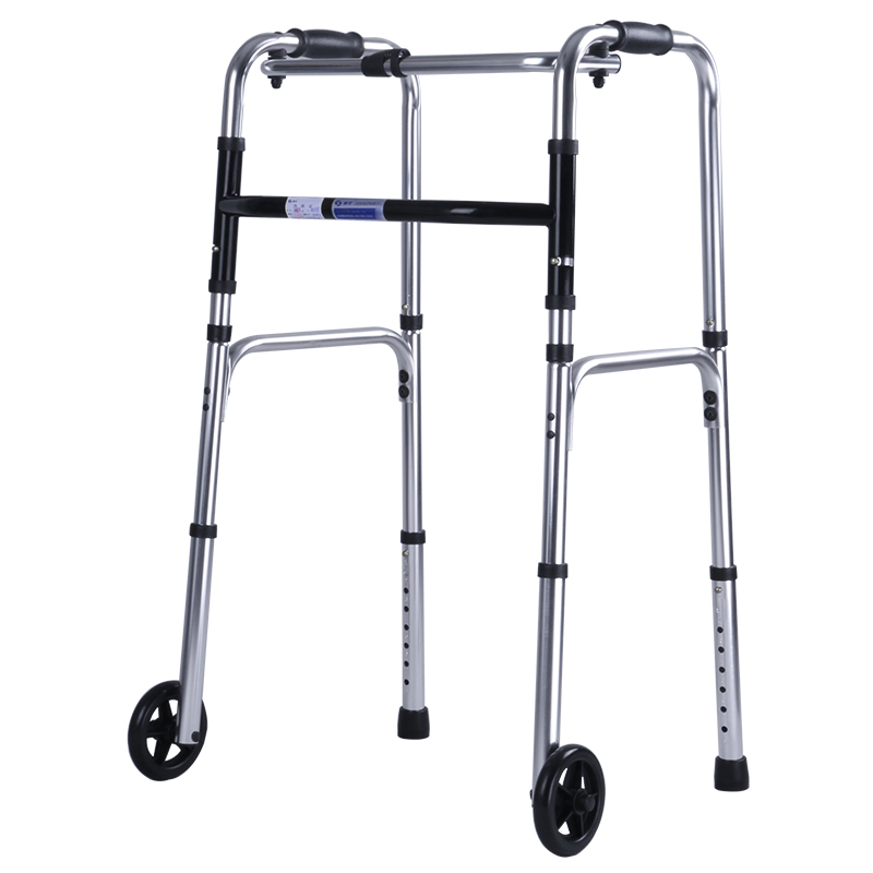 Reliable Folding Mobility Walker for Elderly Rehabilitation and Home Use