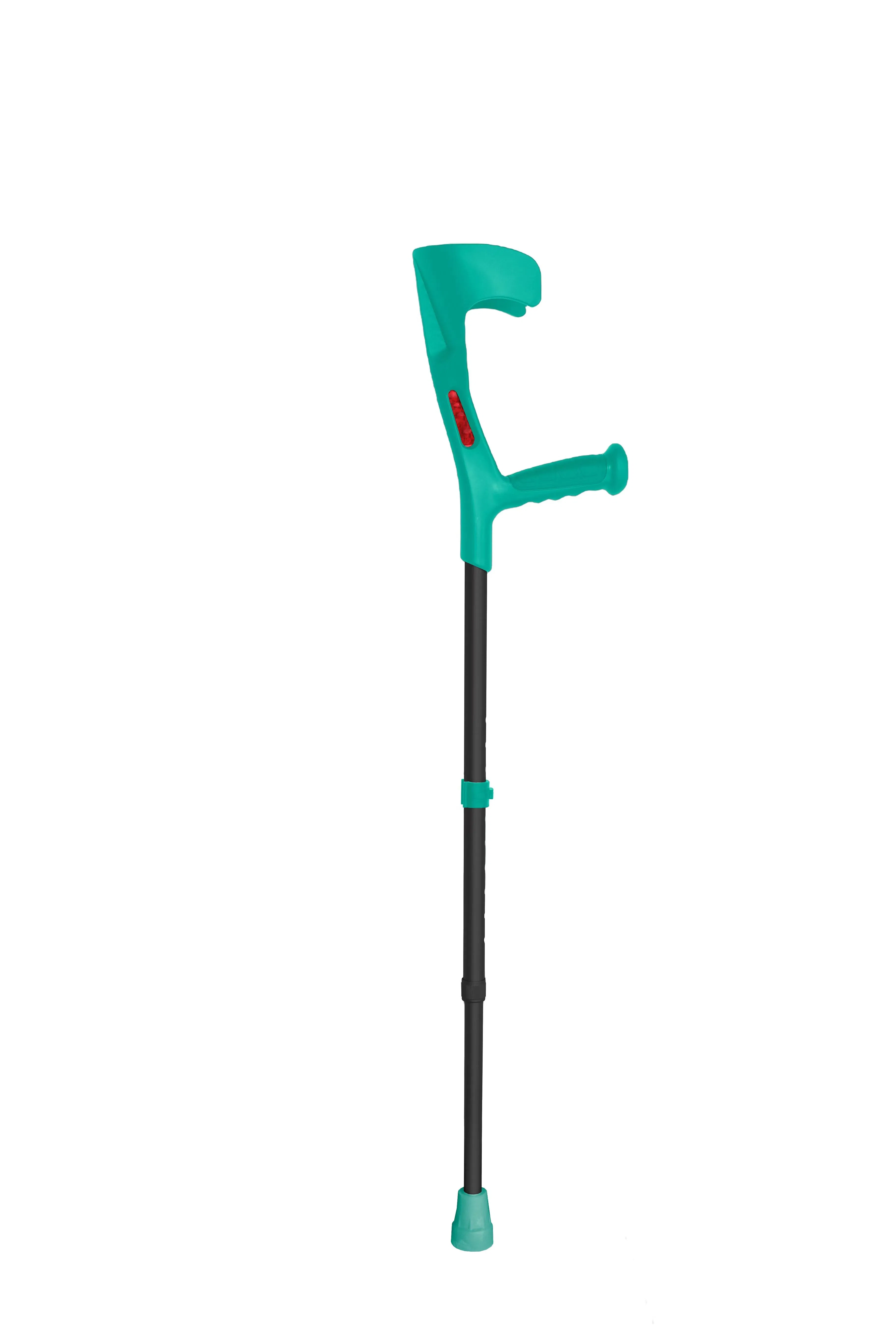 Lightweight Youth Aluminium Telescopic Medical Crutches for Adult and Kids Adjustable Hand Grip and Length Lightweight Durable Aluminum