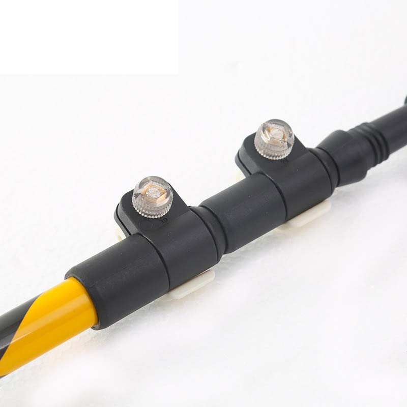 Aluminum Trekking Pole Telescopic Pole Folding Outside Lock Three Trekking Pole Walking Cane