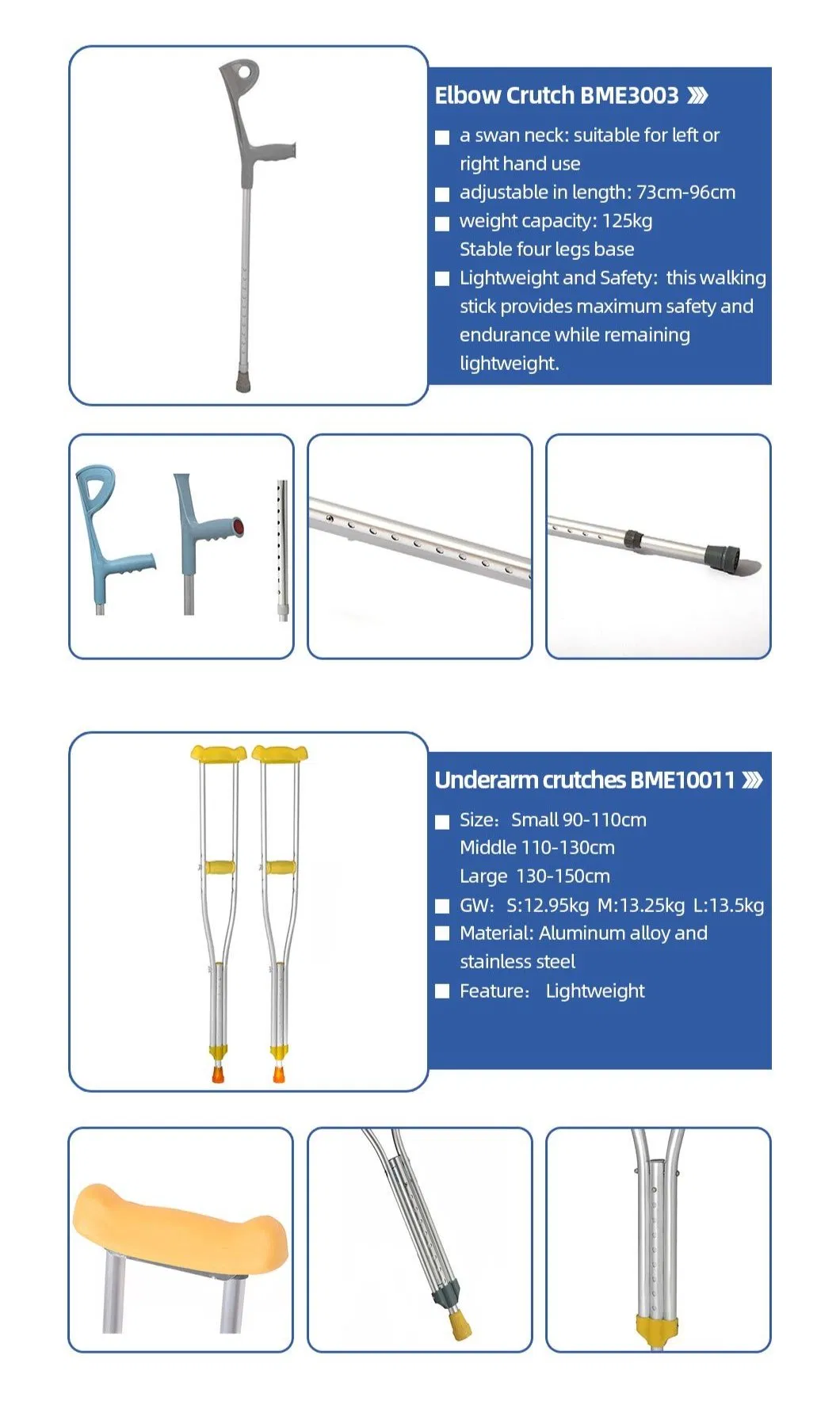Four Leg Base Cane Features