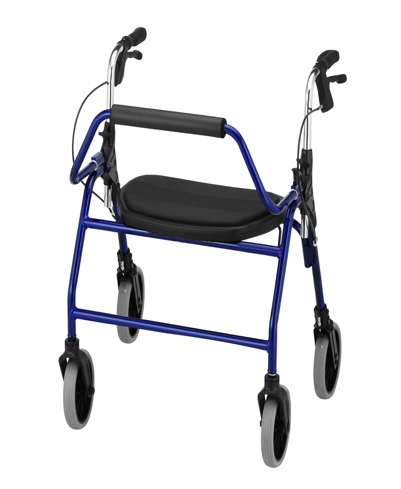 Lightweight Power Wheelchair Elderly Folding 4 Wheel Electric Rollator Walker with Seat