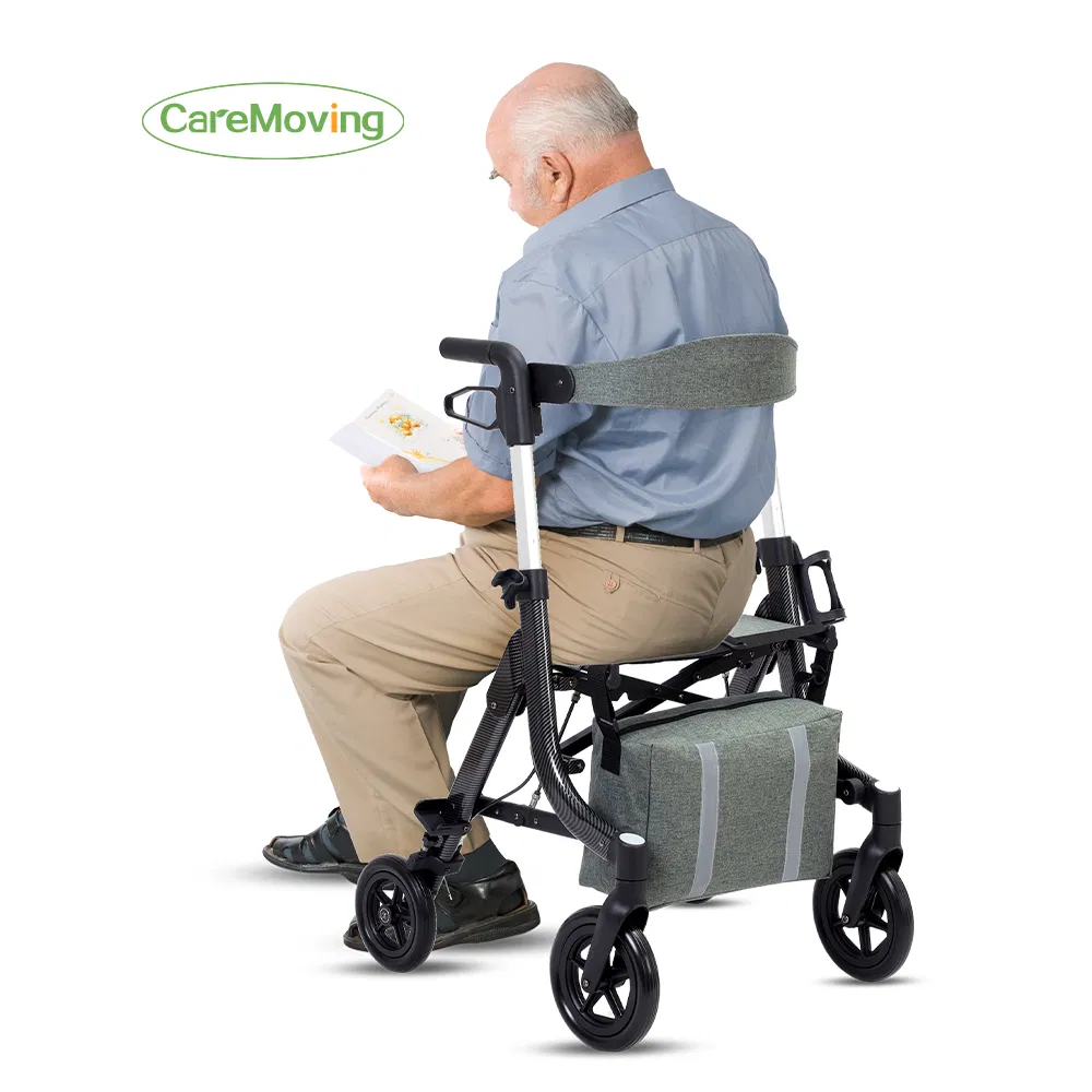 Easy-to-Use Four Wheeled Walker for Seniors, Mobility Aids Equipment, Disability Walker
