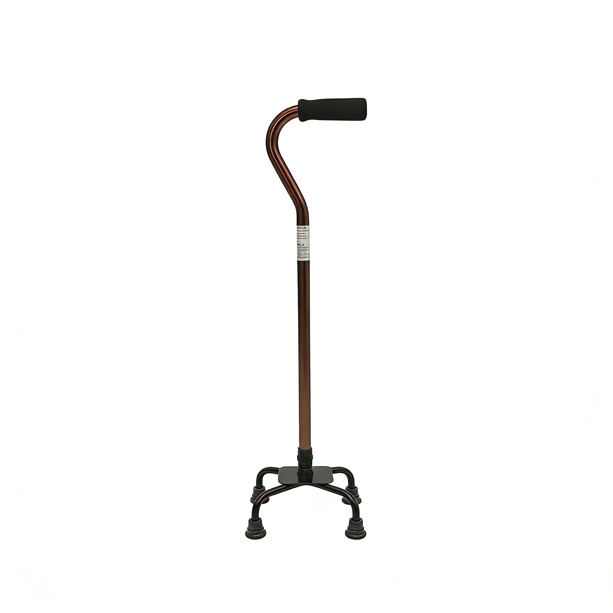 Versatile 4 Prong Cane with Aluminum Frame for Safety