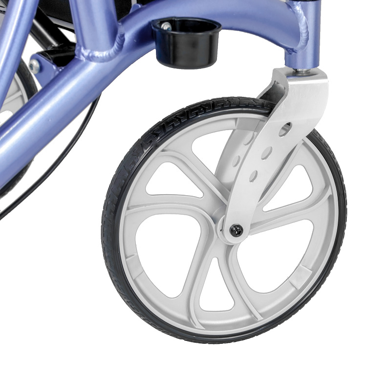 Foldable Mobility Aid: Aluminum Rollator Walker with Ergonomic Design