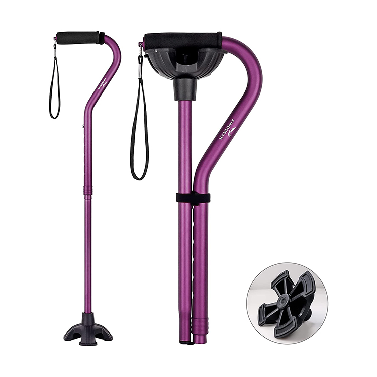 Kinggear Walking Cane for Man Woman Portable Walking Stick Folding Cane