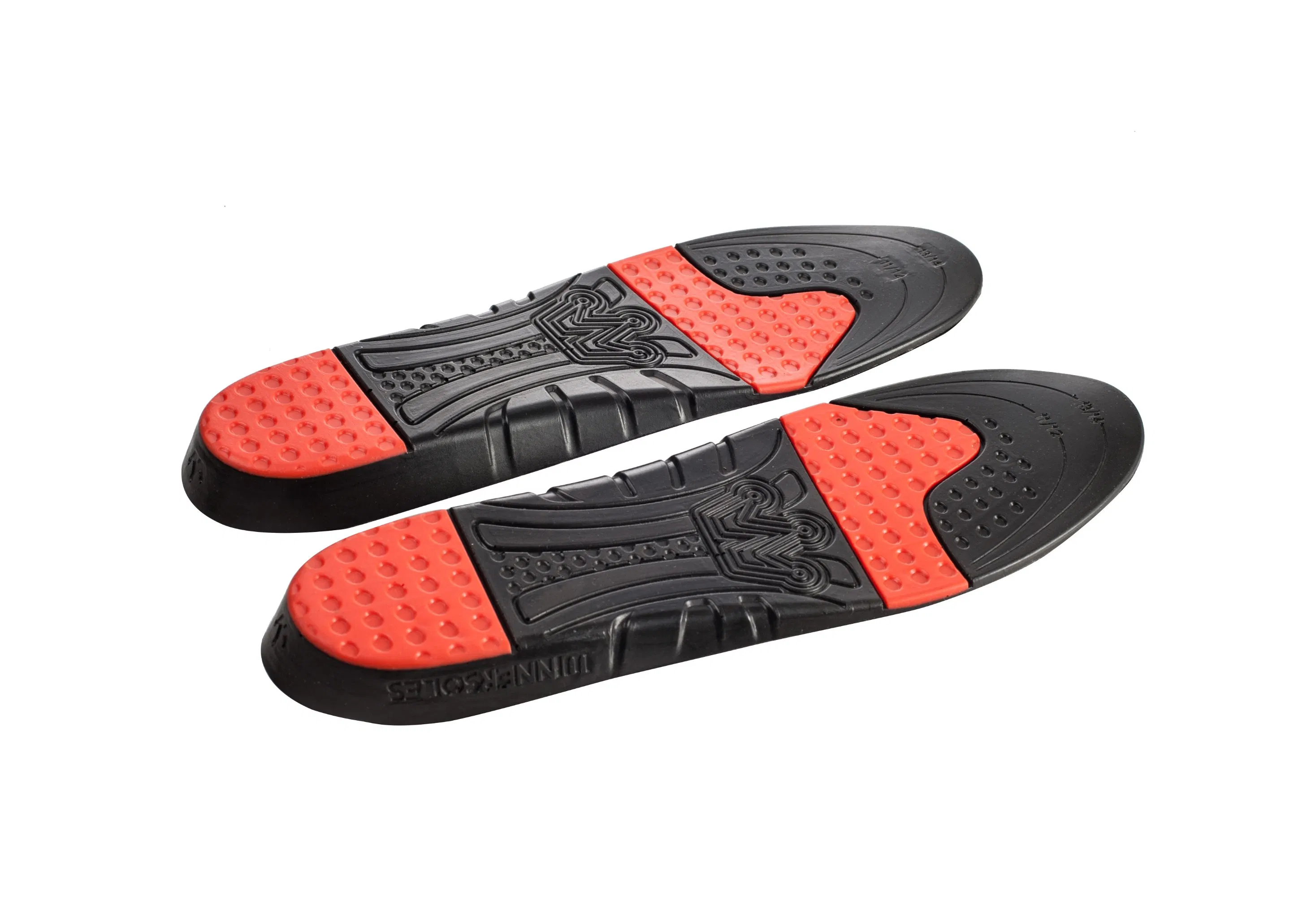 Black and Red Breathable Foam Soft Shock Absorption Insole