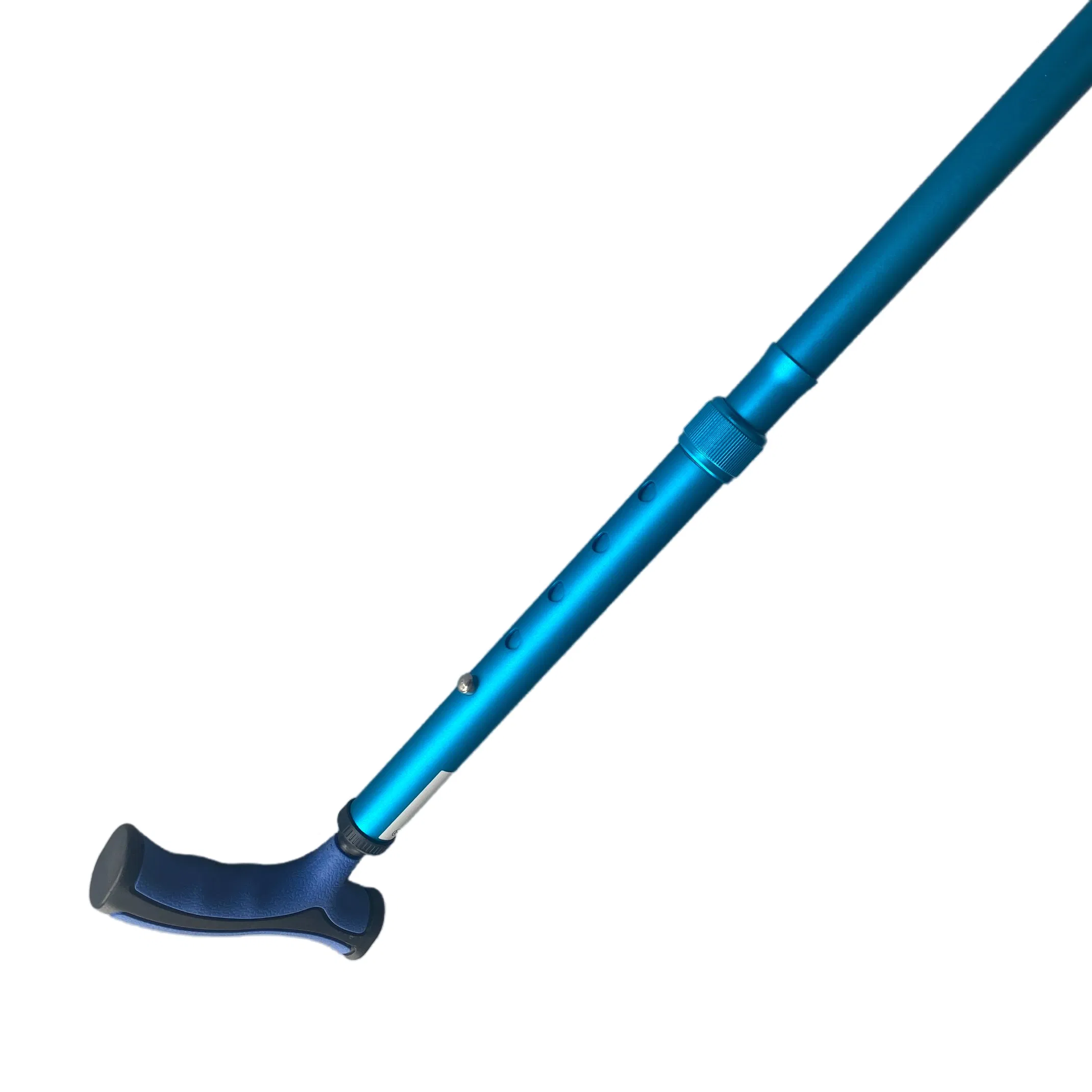 Lightweight Aluminum Alloy Foldable Crutch for Height Adjustment