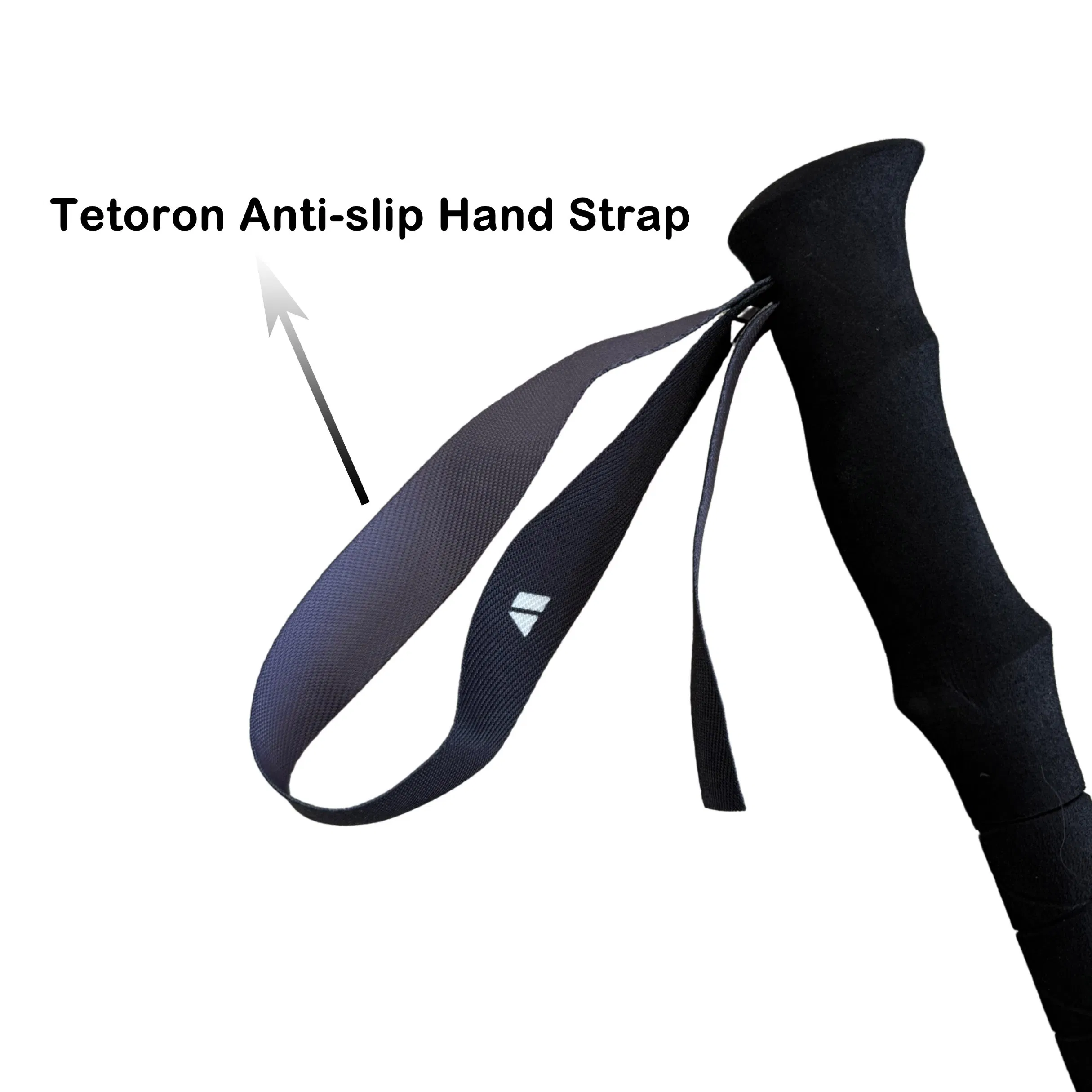 Tungsten Steel Tip Hiking Sticks Ultra-Light Telescopic Folding Non-Slip Adjustable Trekking Pole