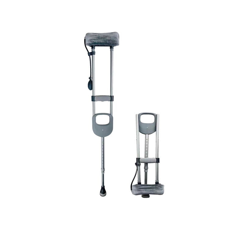 Adjustable Height Lightweight Aluminum Alloy Kid Adult Underarm Crutches Disabled Elbow Crutches