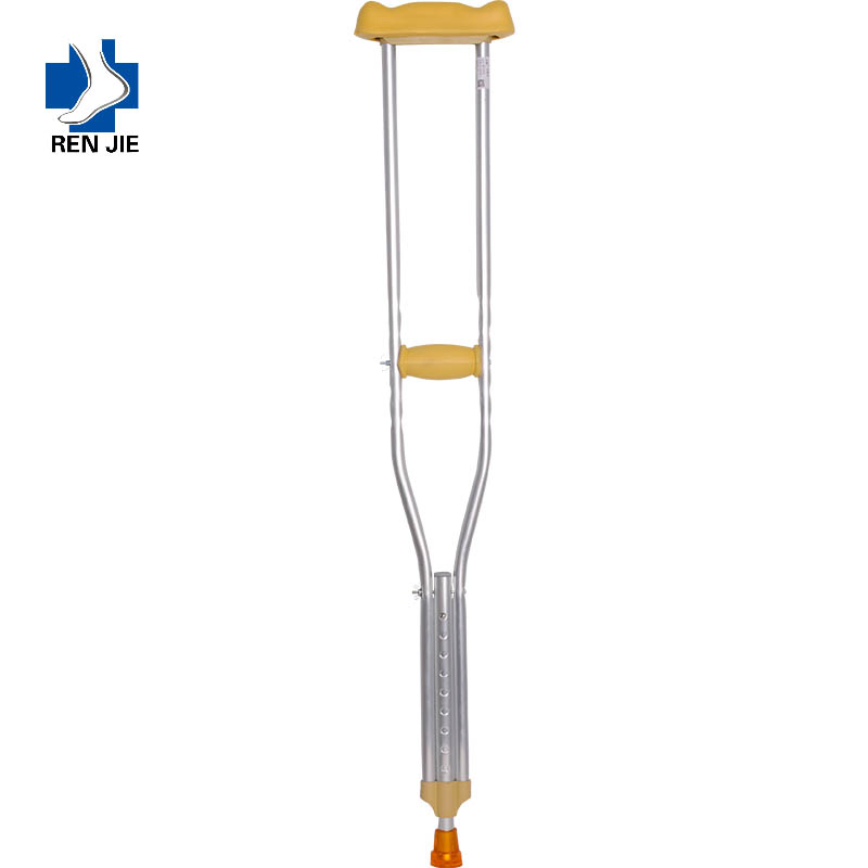 Adjustable Walking Aid Underarm Crutch Basic Adjustable Adult Hospital Aluminum Walking Cane