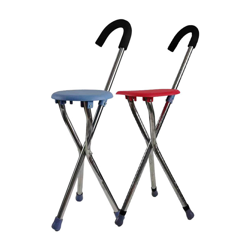 Lightweight Aluminium Alloy Walking Crutches Elderly Medical Folding Aluminum Crutches for Adults