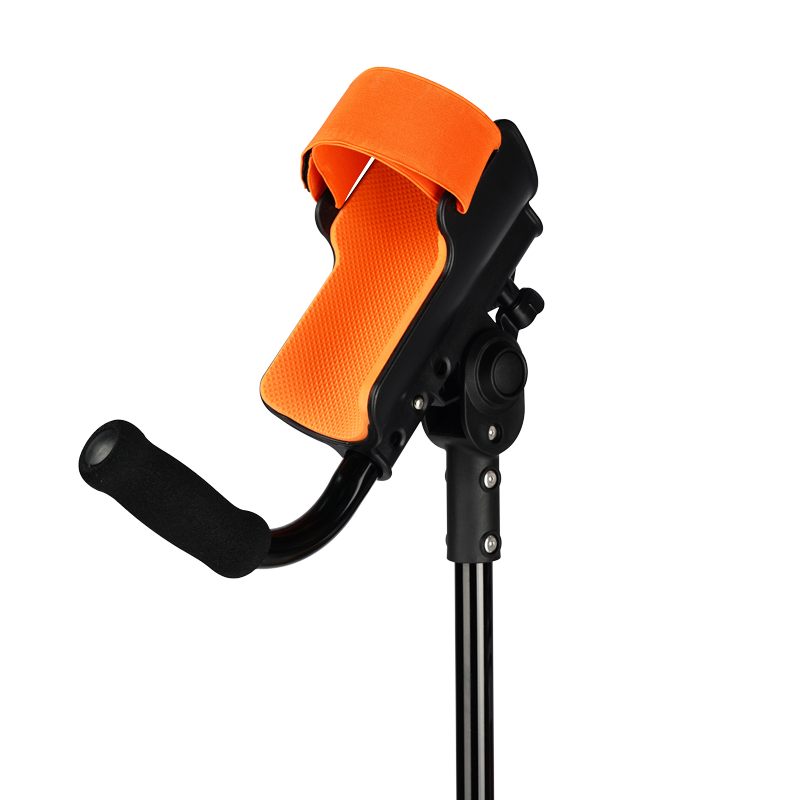 Topmedi Manufacturer Lightweight and Shock-Absorbing Aluminum Ergonomic Elbow Crutch