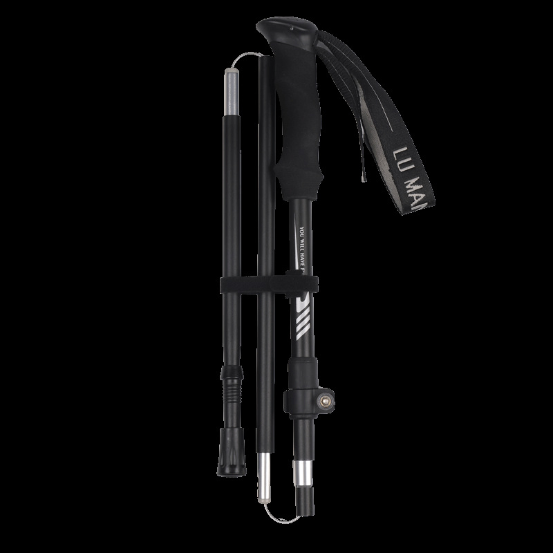 Aluminum Alloy Trekking Poles External Quick Lock Trekking Poles Hiking Collapsible Stick Nordic Walking Stick