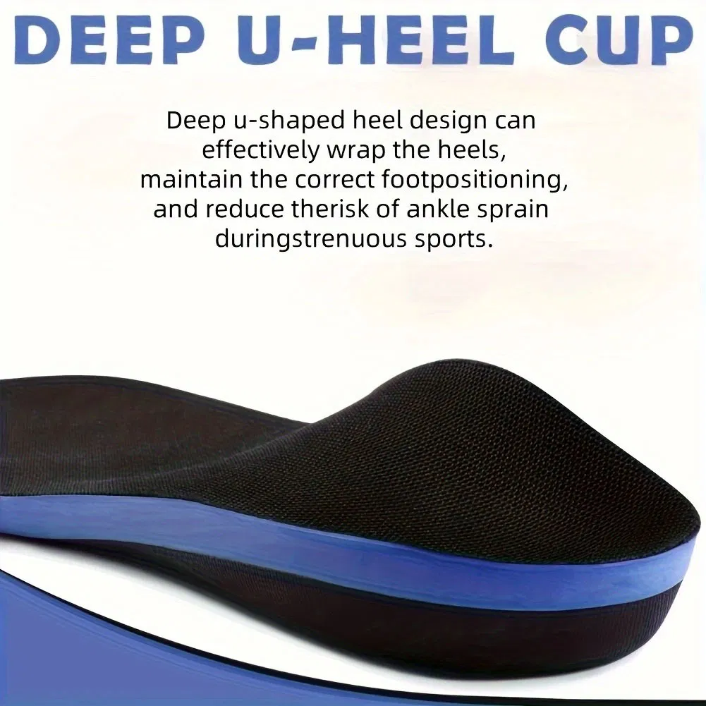 Arch Supports Plantar Feet Insoles Orthotics Inserts Relieve Flat Feet Insoles Anti Twist Golf Sports Orthopedic Insoles