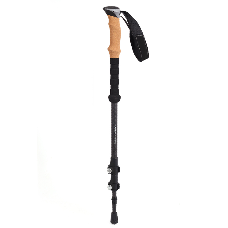 Hot Selling Mountain Climbing Walking Sticks Carbon Fiber Trekking Poles