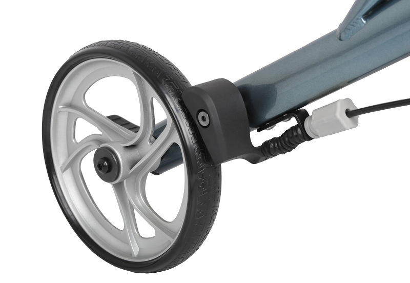 Foldable Mobility Aid: Aluminum Rollator Walker with Ergonomic Design