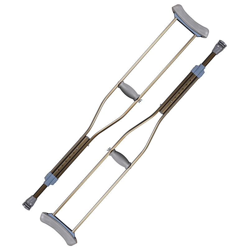 Hot Sale Rehabilitation Therapy Supplies Aluminum Portable Elbow Forearm Underarm Crutches