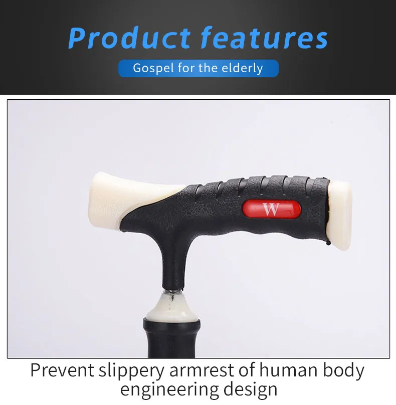 Straight Grip Handle Walking Stick