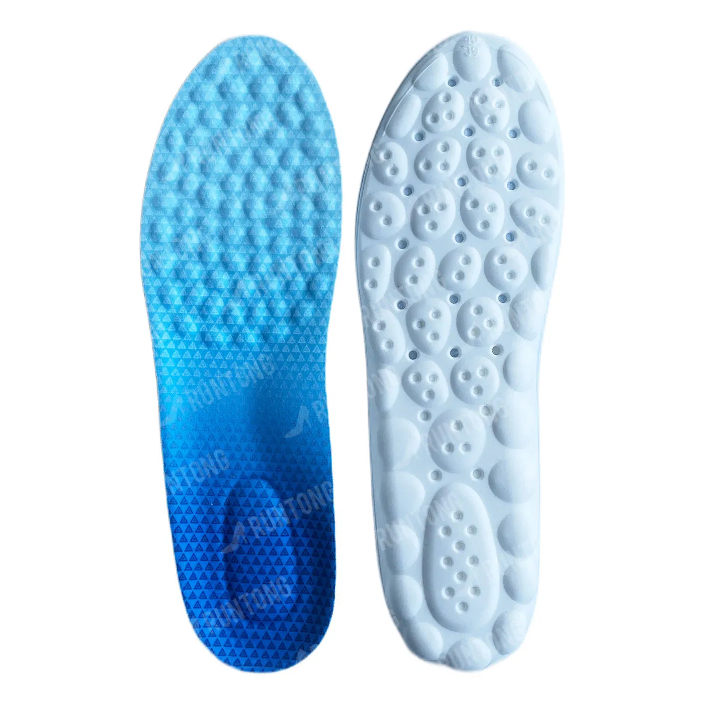 4D Cloud PU Shoe Insert Soft Shock Absorption Comfort Insoles
