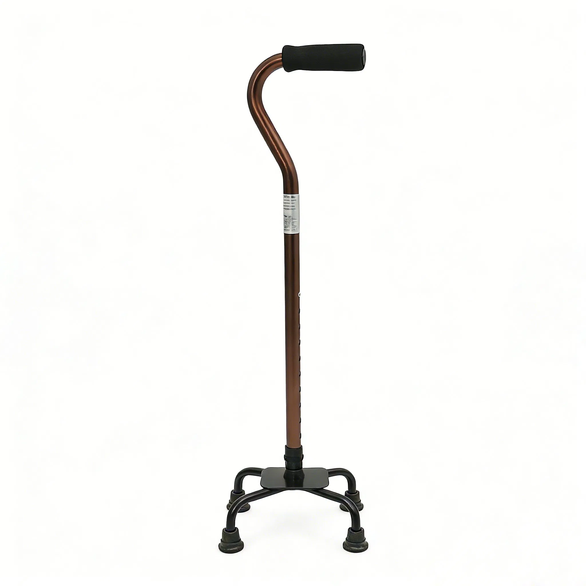 Versatile 4 Prong Cane with Aluminum Frame for Safety