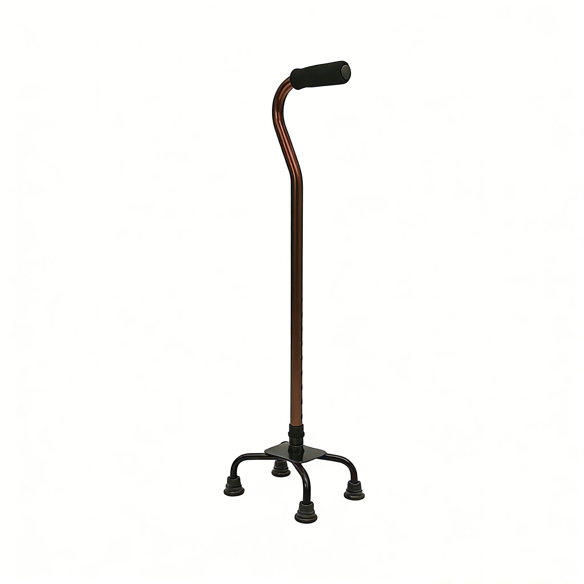 Adjustable Aluminum Quadruple Cane for Seniors and Mobility Assistance