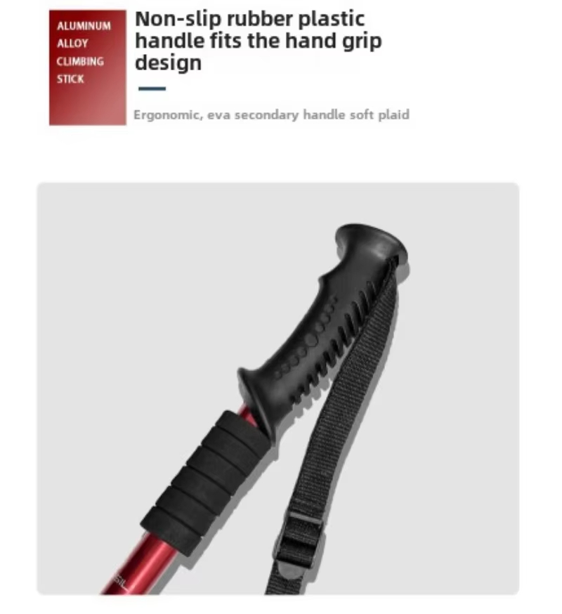 Unisex Carbon Fiber Trekking Poles Adjustable and Foldable Lightweight Design for Hiking and Mountaineering