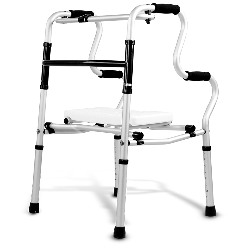 Reliable Folding Mobility Walker for Elderly Rehabilitation and Home Use