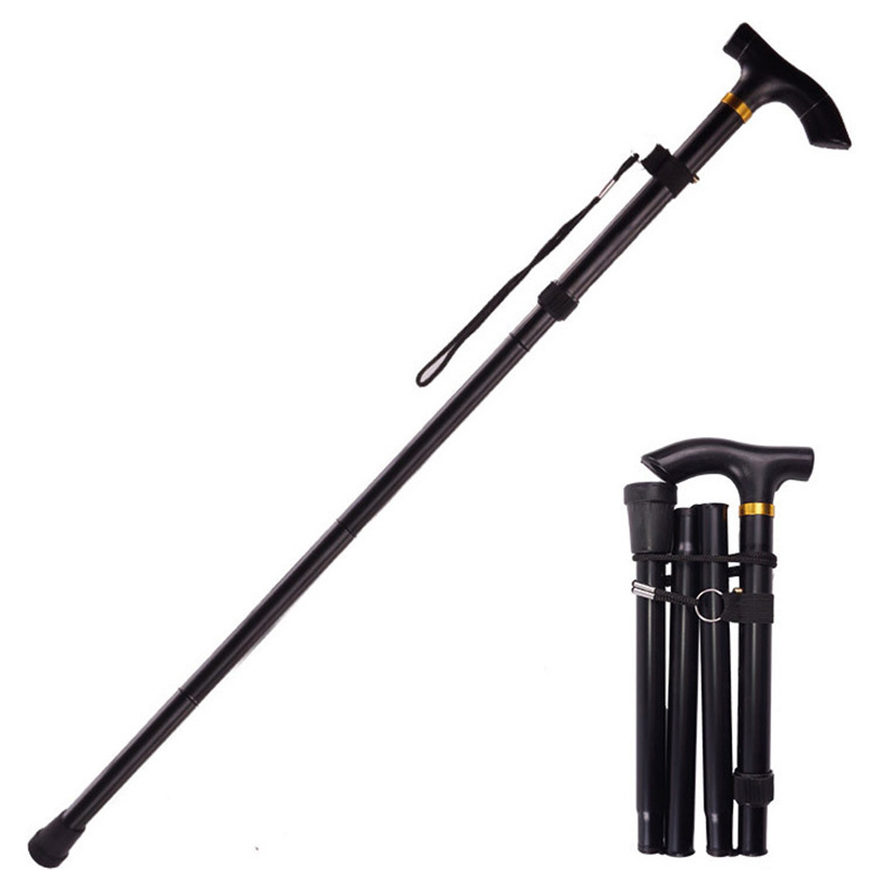 Foldable Ultralight Adjustable Aluminium Alloy Stick Twist Lock Hiking Trekking Pole