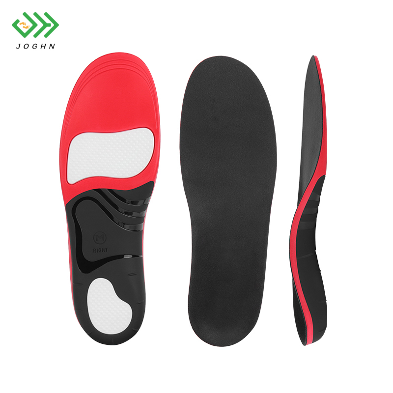 Joghn Orthopedic Foot Pain Relief Flat Foot Arch Support PU Orthotics Insole