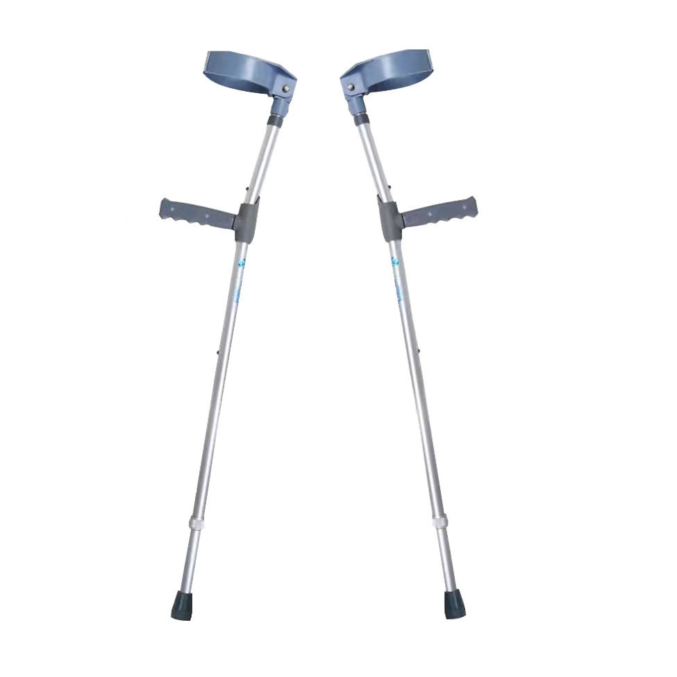 Rehabilitation Old Man Walking Stick Aluminum Alloy Forearm Crutch Cheap Elbow Cane